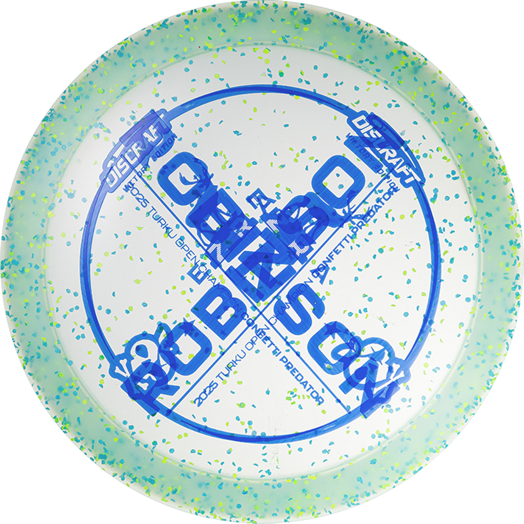 2025 Ezra Robinson Z Confetti Predator Misprint – Discraft Factory
