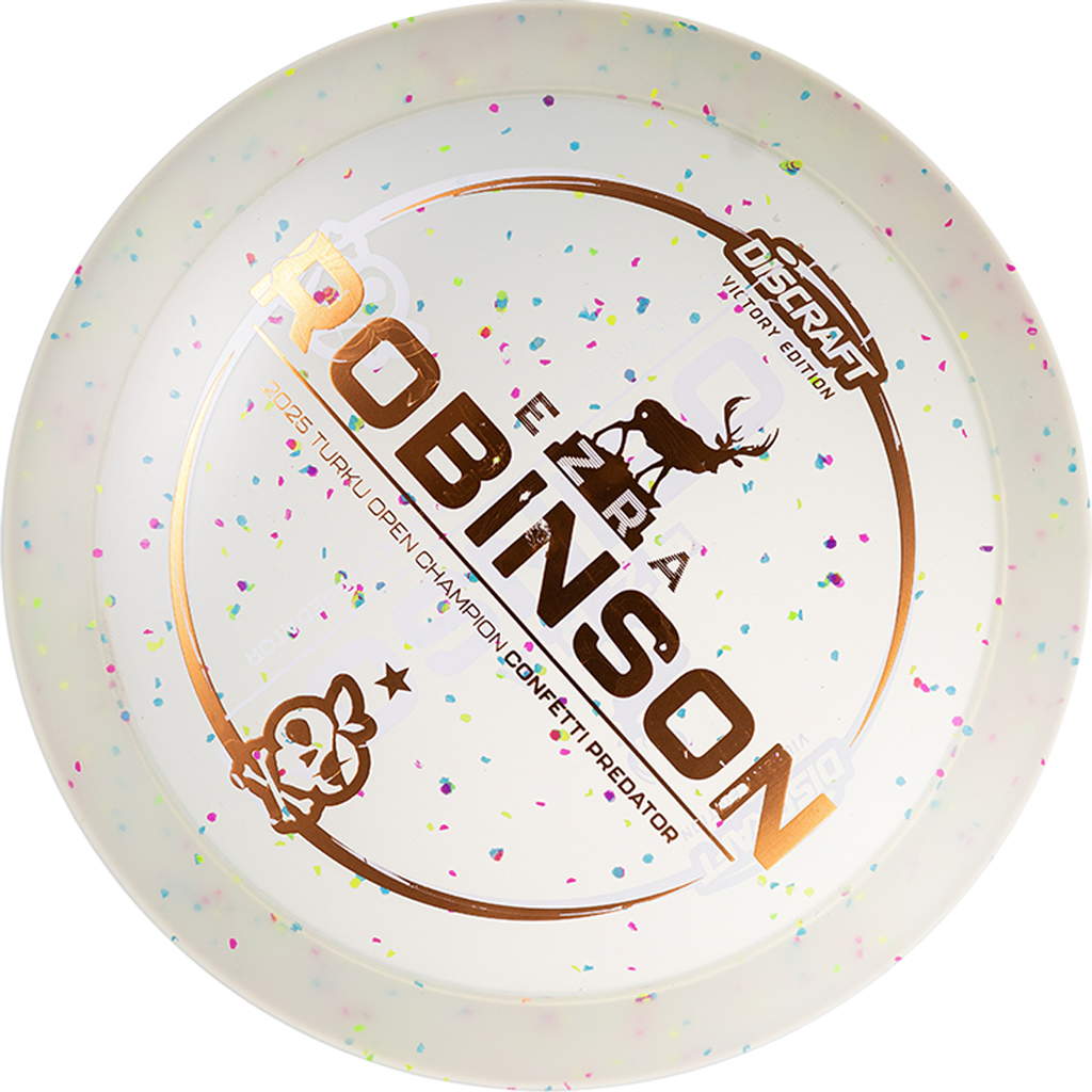 2025 Ezra Robinson Z Confetti Predator Misprint – Discraft Factory