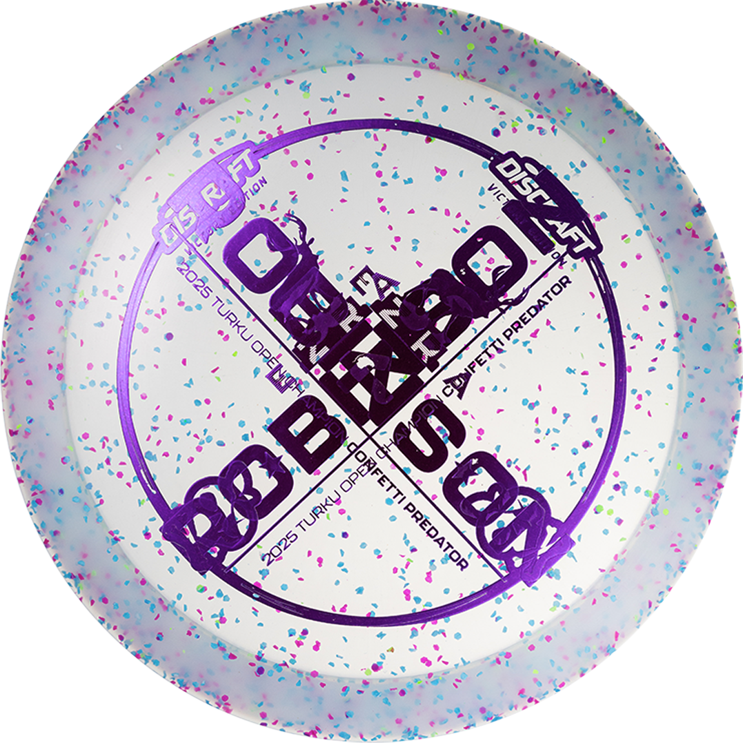 2025 Ezra Robinson Z Confetti Predator Misprint – Discraft Factory