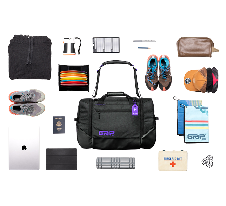 Paul McBeth GRIPeq Travel Duffle Disc Golf Bag - Purple – Discraft