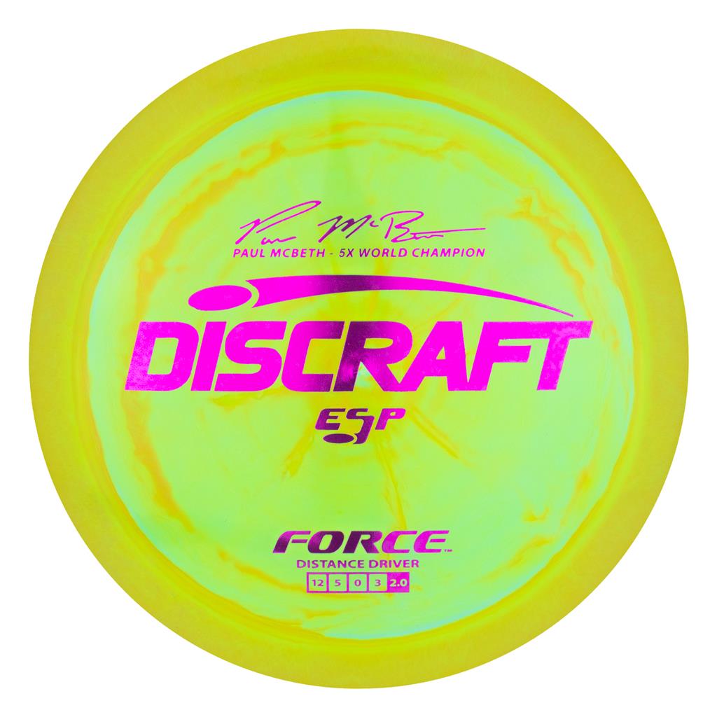 Disque Discraft Paul McBeth 5x Esp Force - 173-174g - Distance Driver