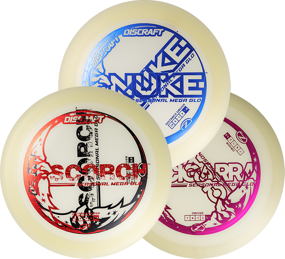 Seasonal MEGA GLO Misprint 3 Pack – Discraft Factory Store