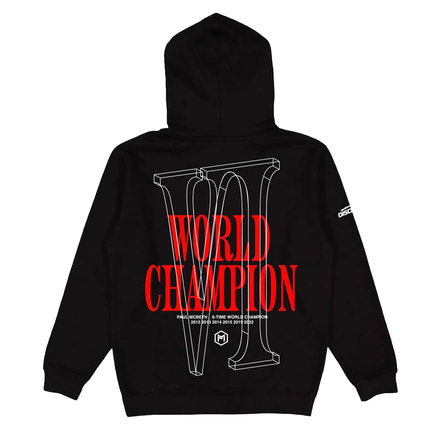 RICARDO α World Champion Limited Paul McBeth VI Series Hoodie – Discraft Factory Store