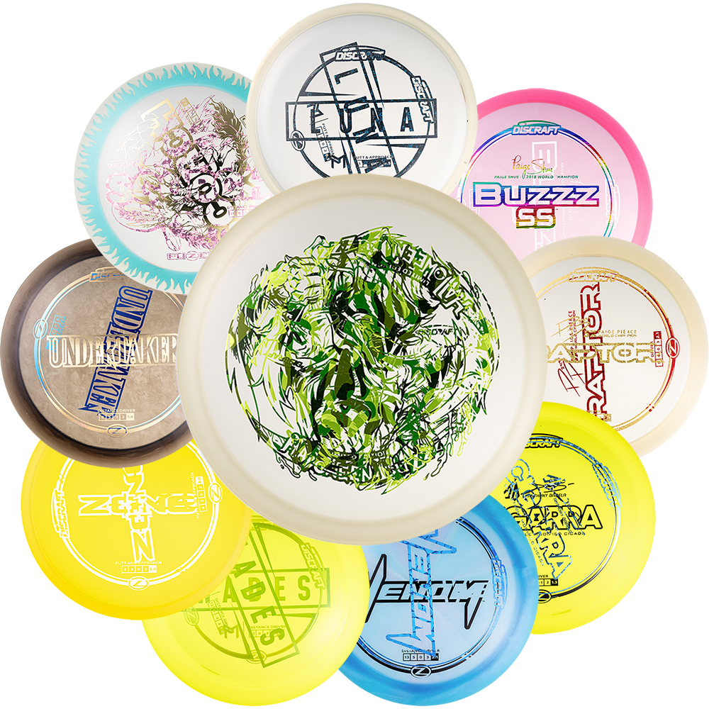 SMILE ON YOUR CAN DID 染み込みプリント Z Line MISPRINT 10 Pack – Discraft Factory Store